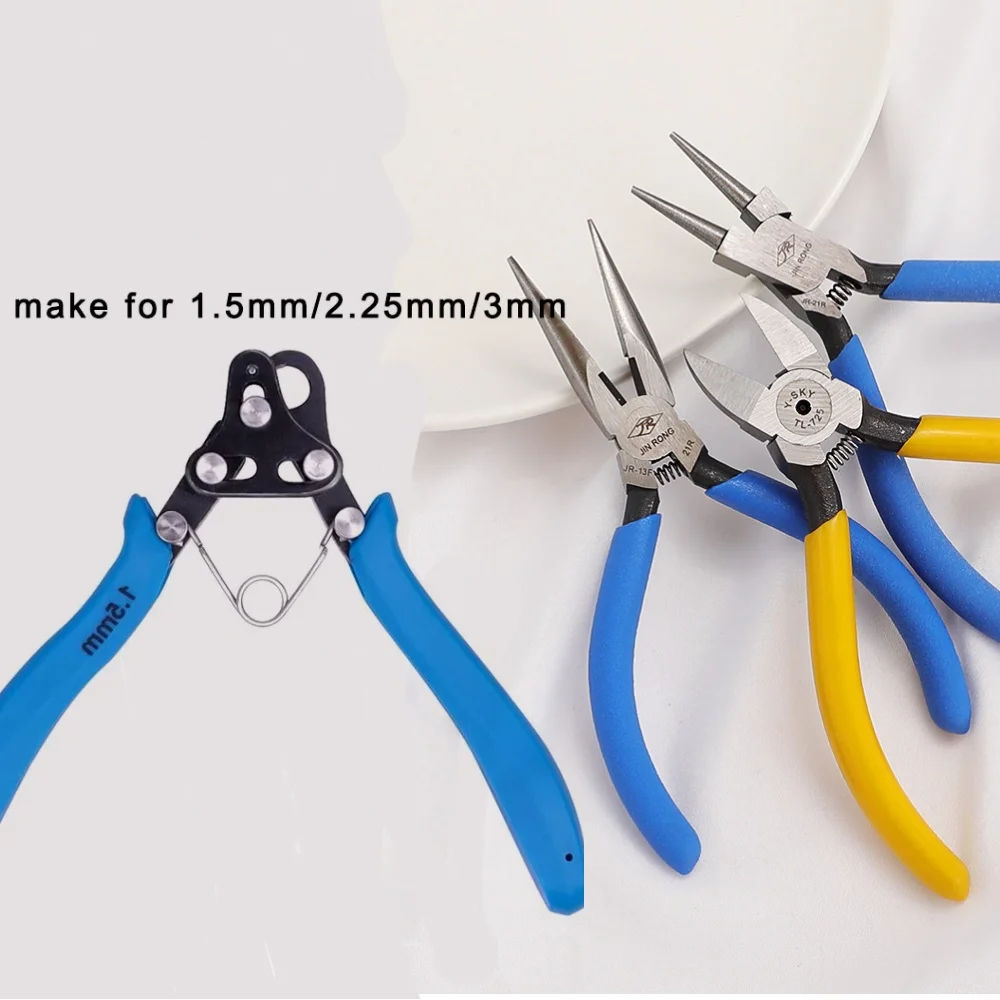 

Jewelry Making Tools Wire Winding Pliers Kit with Ball Pins for Earring DIY Making Tool High Quality Ring Pliers Set