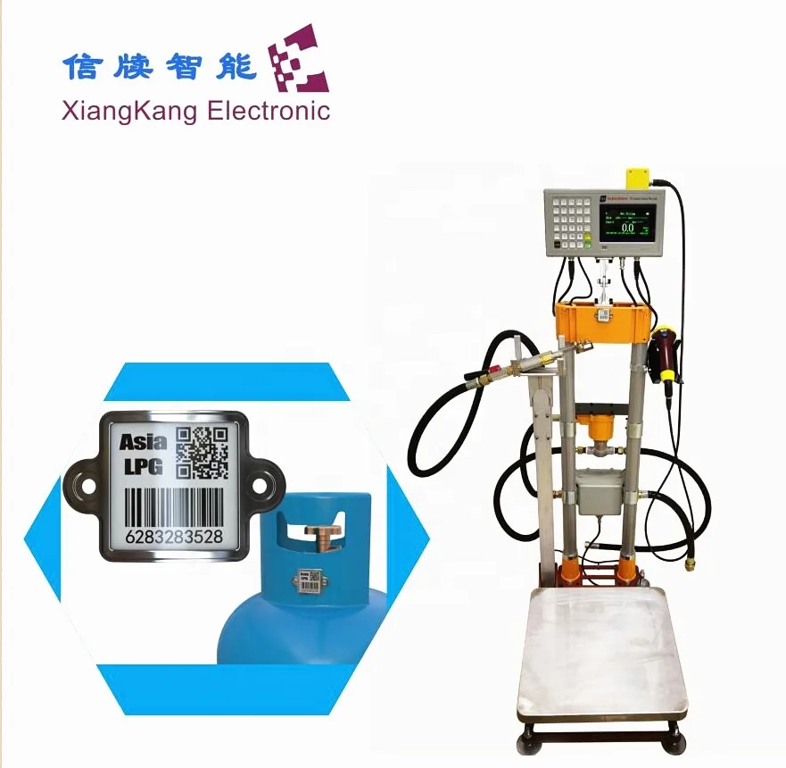 Interlocking Liquid Petroleum Gas Filling Scale Anti-cheating Filling Capacity 2kg-120kg Overfilling Protection