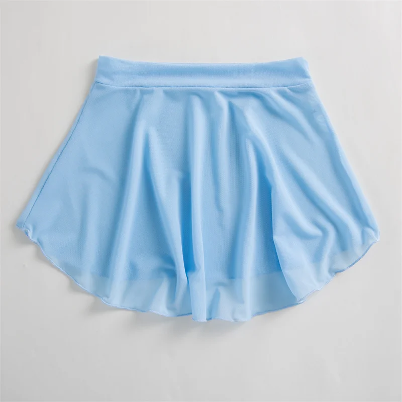 Heißer Verkauf billig hochwertige Kinder Mädchen Kinder tanz tragen hoch Spandex gewickelt Mesh Ballett röcke – Detail 19