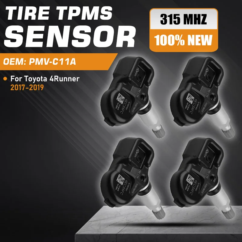 

Car TPMS Sensor For Toyota 4Runner 5th gen Accessories 2017 2018 2019 Tire Pressure Monitor Sensor PMV-C11A 42607-35040 315 MHz