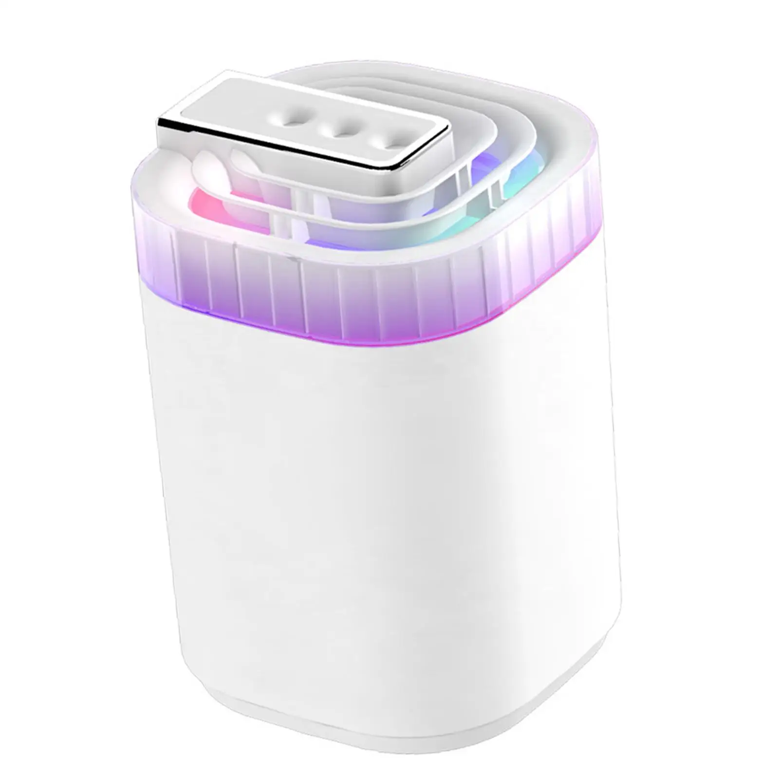 เครื่องทำความชื้นตั้งโต๊ะพร้อม3L กรองขนาดใหญ่เครื่องพ่นไอน้ำไฟกลางคืนสีสันสดใสสำหรับสำนักงานสถานรับเลี้ยงเด็กรถยนต์บ้านโต๊ะทำงาน