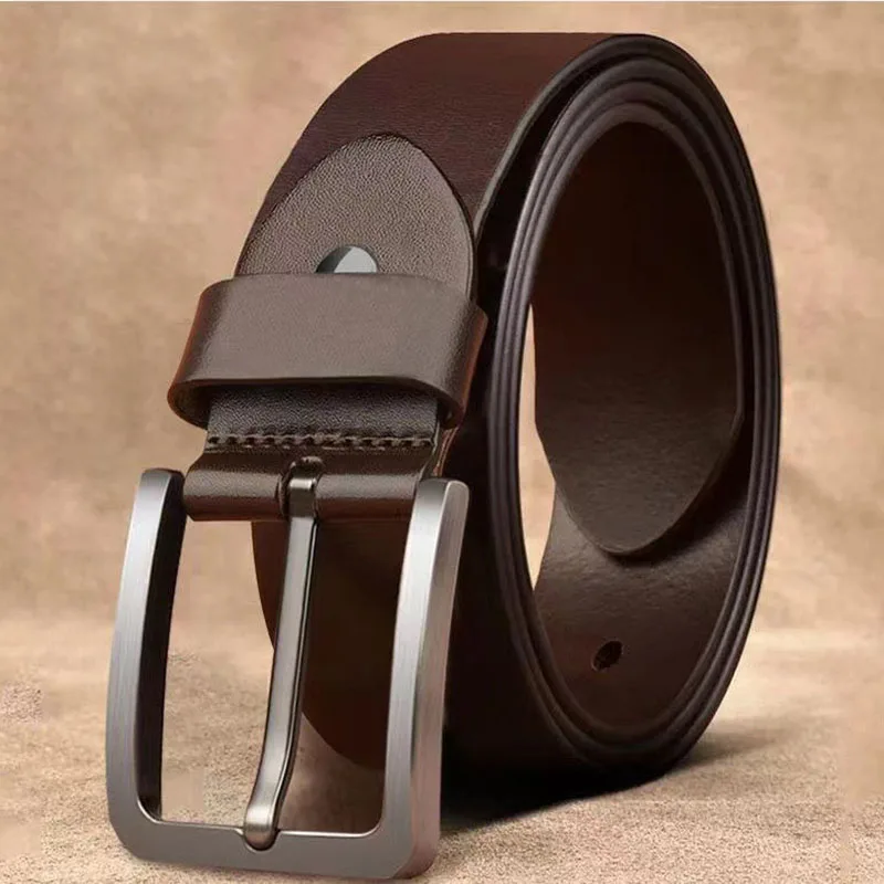 Men's Belt Business Luxury Designer Brand PU Leather Belts Jeans Pin Adjustable Alloy Buckle Waist Straps Belts 105 120 125cm