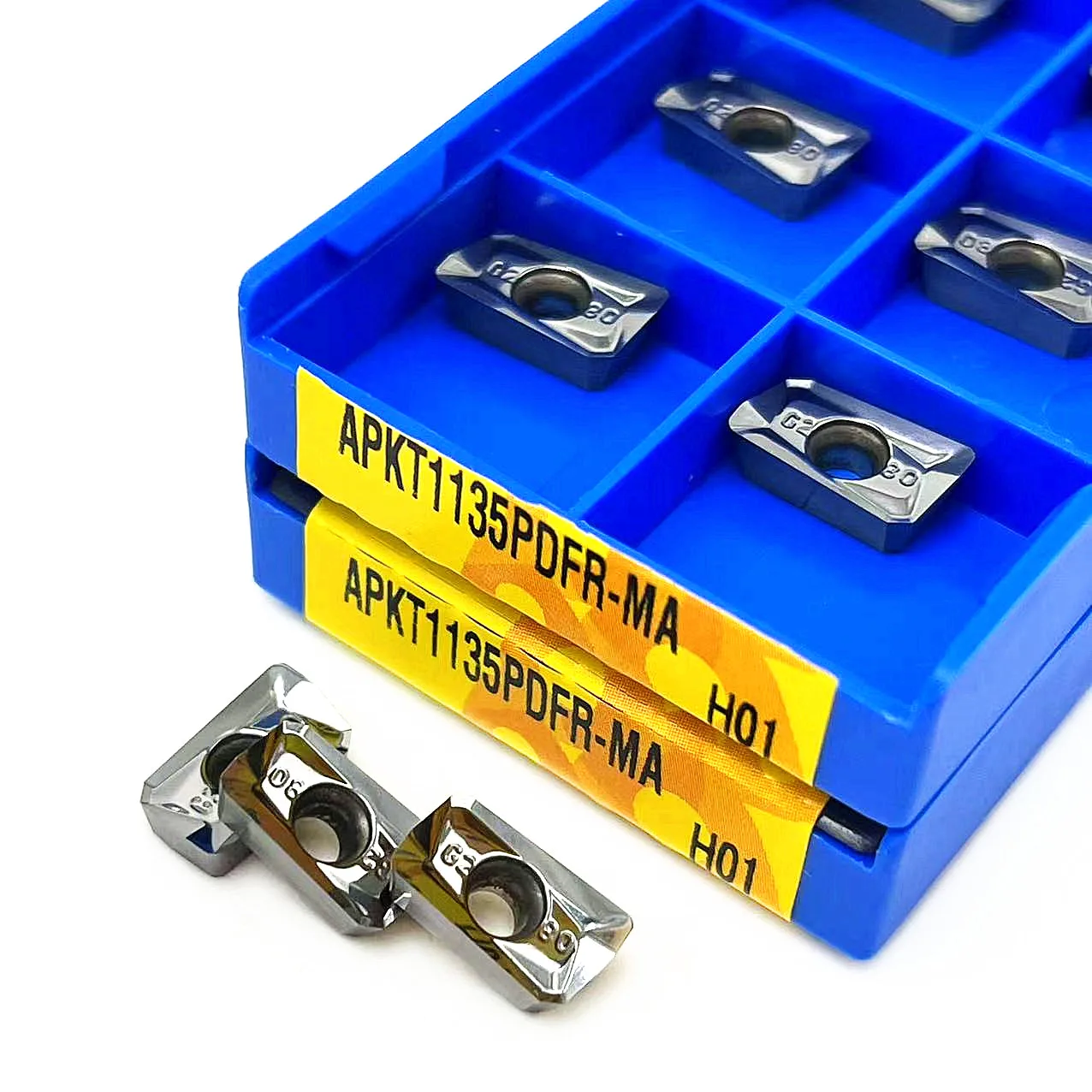 10 Stuks Apkt1135 Pdfr Ma H01 Indexeerbaar Freesstuk Draaigereedschap Aluminium Draaiend Inzetstuk Cnc Koper Draaibank Gereedschap Inzetstukken Apkt1135