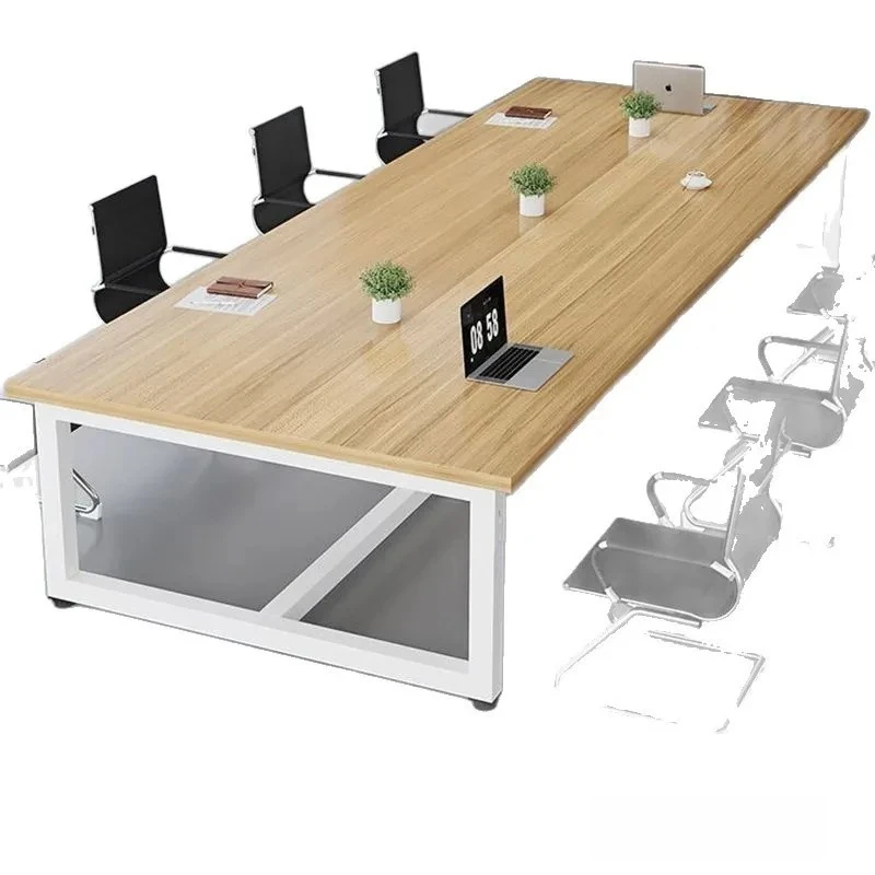 for Conference Table Long Modern Simple Rectangular Office Large Negotiation Training Workbench