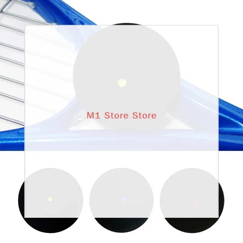 

Профессиональный резиновый мяч для сквоша с красной и синей точками, высокоскоростной, для начинающих или тренировок.