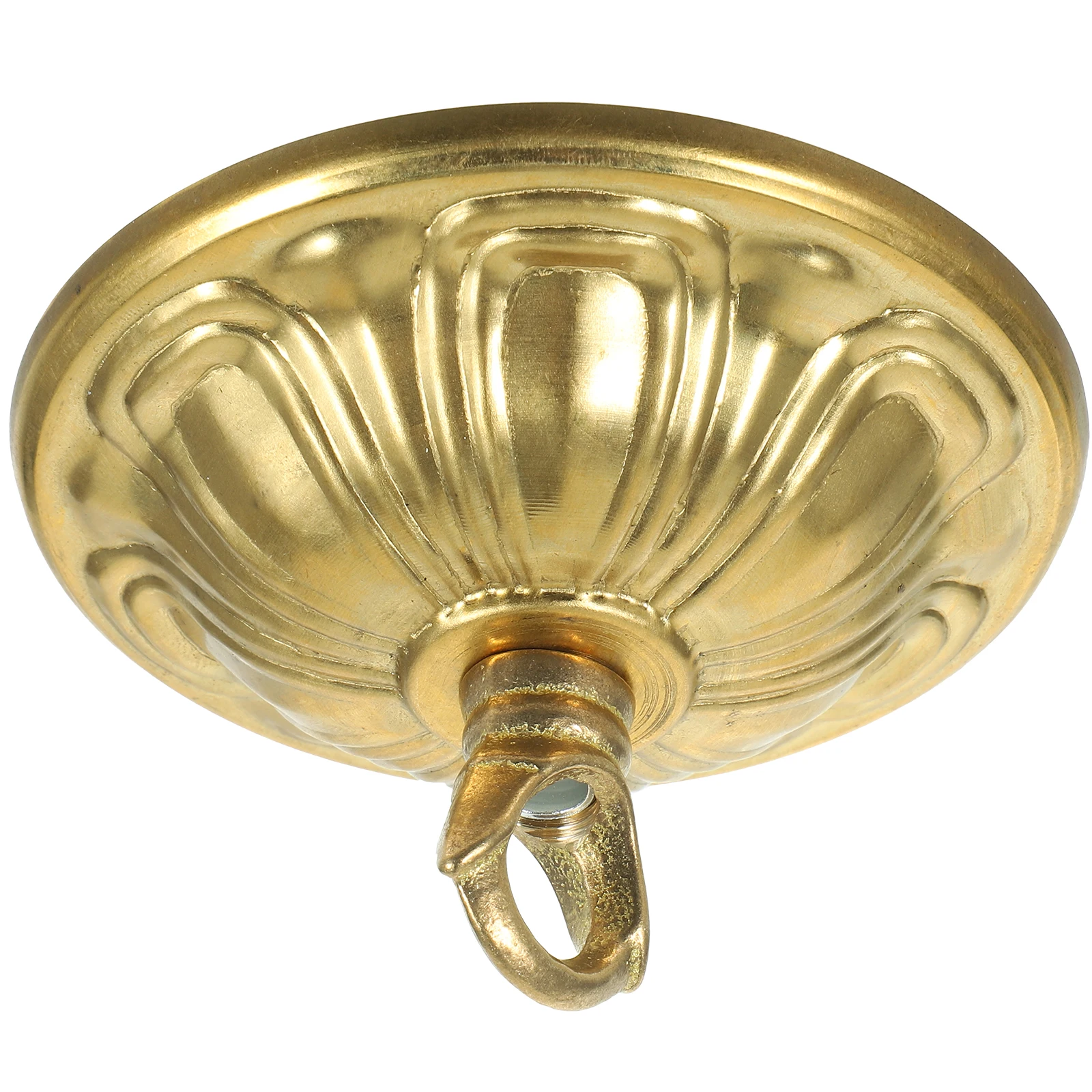 

Black 130mm Flower Hook Ceiling Cover Plate Chandelier Canopy Pendant Light Bracket Vintage Lampshade LED Bulb Tube