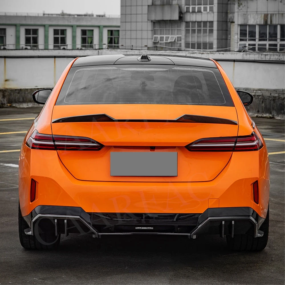 

Carbon Fiber Rear Trunk Lip Spoiler for BMW 5 Series G60 G68 M Sport 2024+ FRP Rear Boot Spoiler Body kits Car Accessories