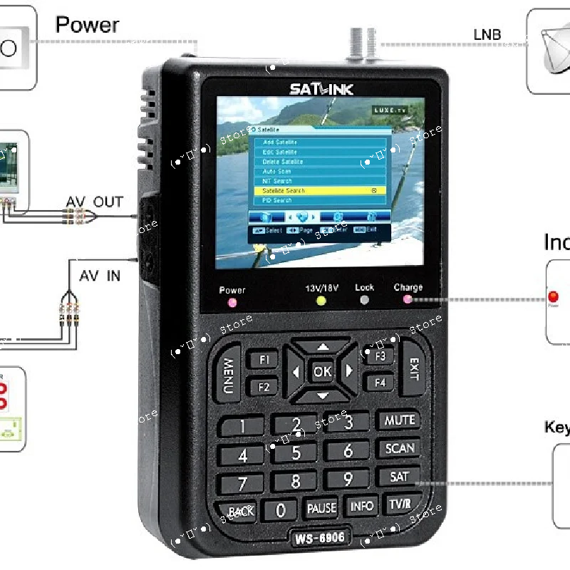 

SATLINK WS6906 DVB-S satllite finder