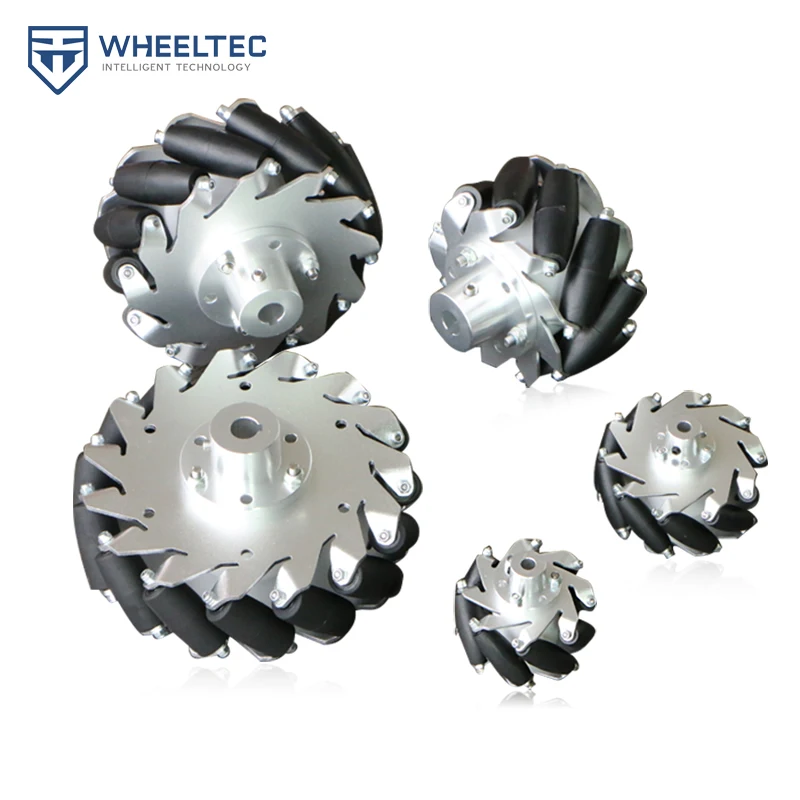 60KG Load 127mm Omni Mecanum Wheel with 4/6mm TT Hubs for Arduino Raspberry Pi DIY STEM Robot Car Chassis Toy Parts