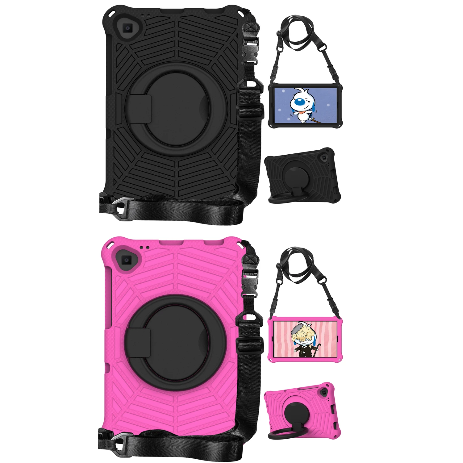 

For Xiaomi Pad 4 Plus 10.1" Case 10.1 inch EVA Shockproof Shell for Mi Pad 4 Plus Shoulder Starp Cover