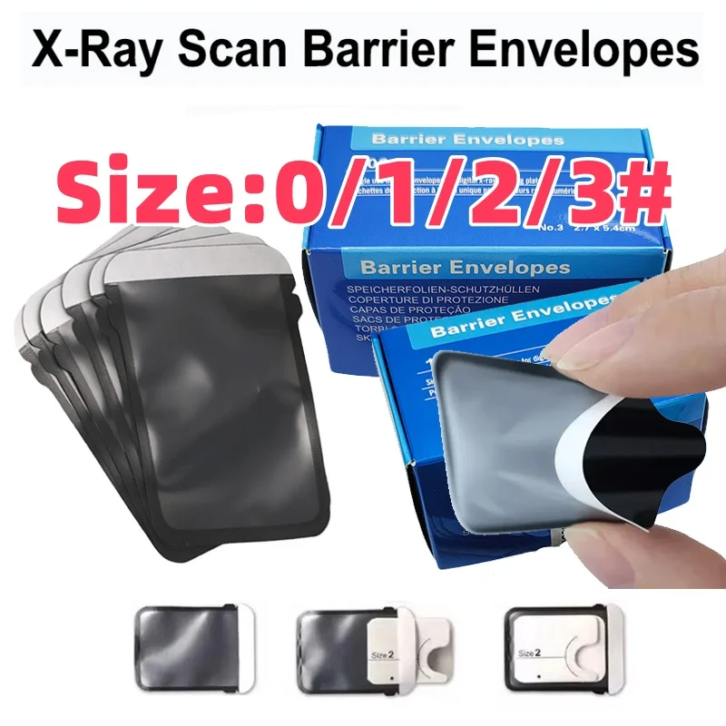 

Disposable Dental X-ray Imgaing Plate Barrier Envelopes Sleeve Size 0/1/2/3 Protective Pouch Cover Bags For Phosphor Plate