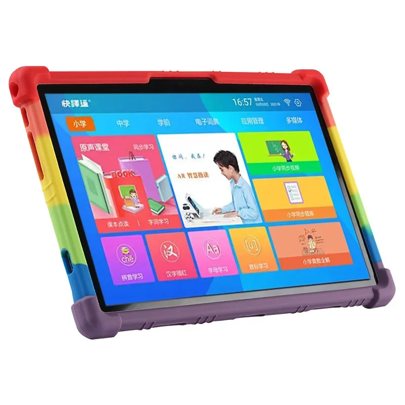 Applicable Fast Translation T5 Student Tablet PC Protective Cover Q8000 Soft Silicone Cover M90 Shell Good Memory Star T60 Ipad