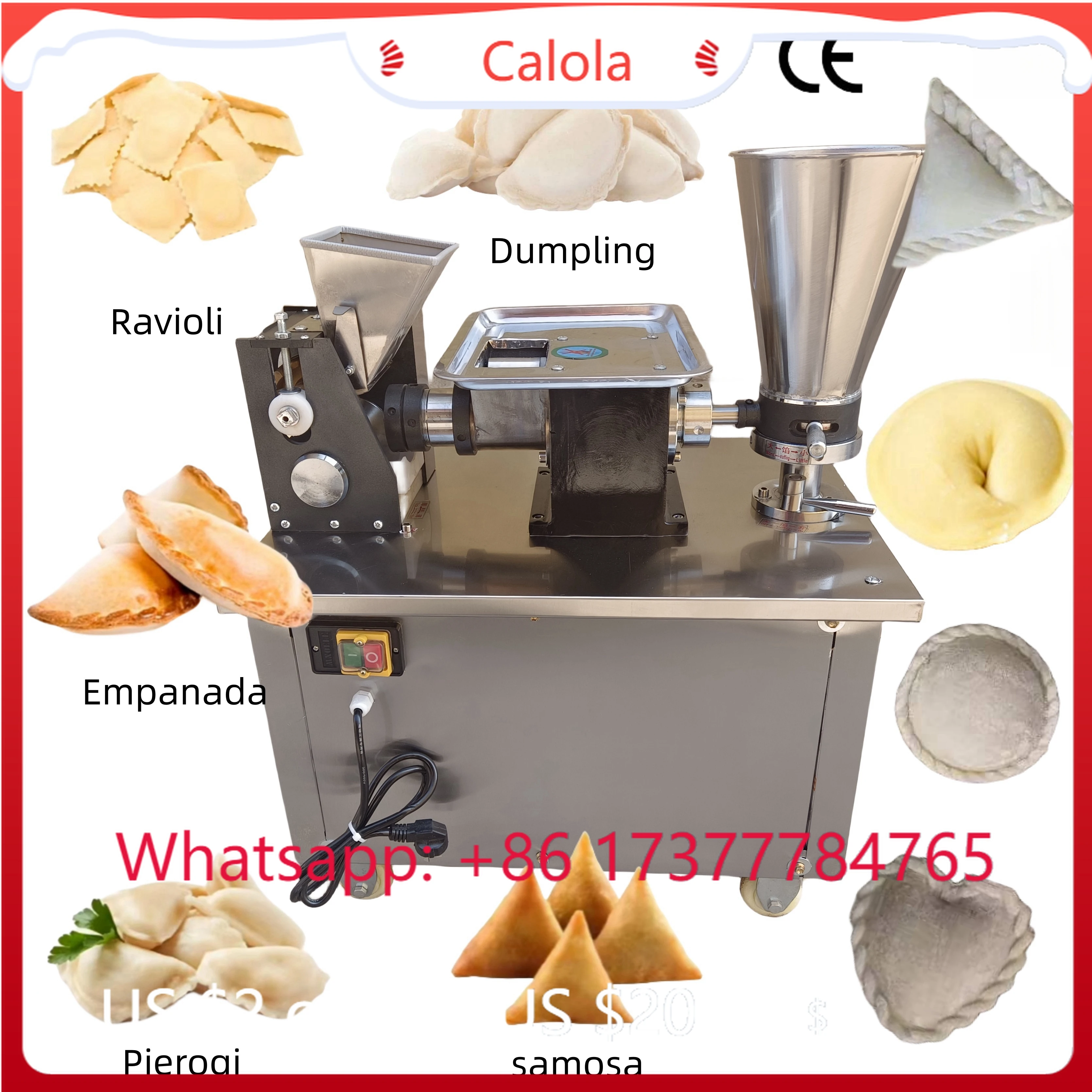 4800pcs/h Automatic Momo Ravioli Folding Large Pie Maquina Para Hacer Somosa Empanada Spring Roll Dumpling Samosa Make