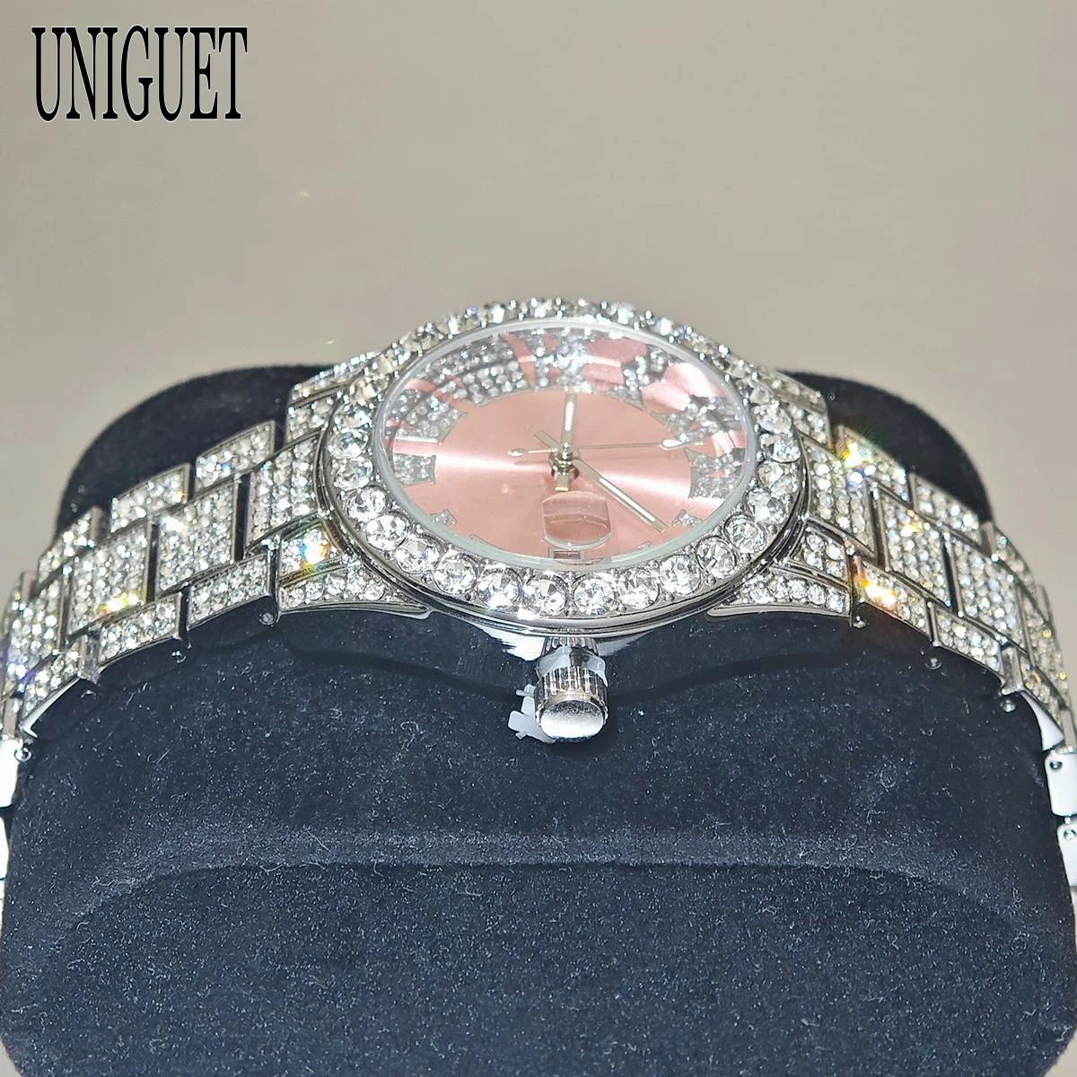 UNIGUET Pink Watches Women Lux - Jewelry Clasp Watches ulasan dan harga