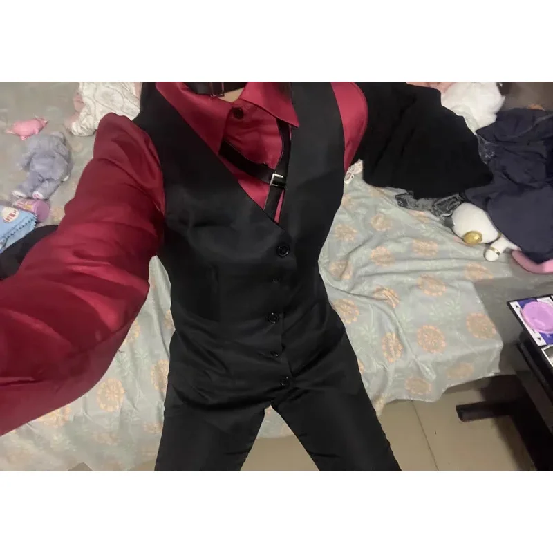 كاندي 2025 ناكاهارا تشويا إذا قميص الطريق سترة السراويل قبعة قفاز مجموعة كاملة بونغو الضالة الكلاب تأثيري حلي شعر مستعار بدلة حفلة الهالوين #4