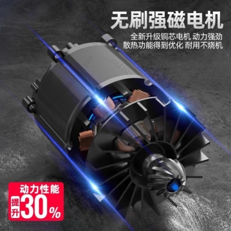 backpack hair dryer blows snow and jujube and leaves, dust removal and fire protection at construction site