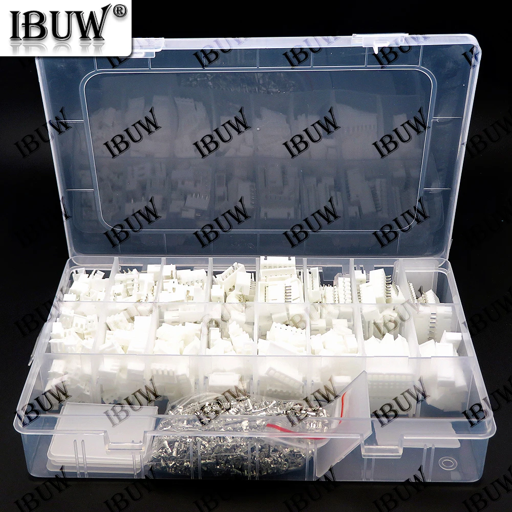 1330PCS xh2.54 2.5mm 2/3/4/5/6/7/8/10 Pin Housing Male Female Pin Head Connector Adapter Plug Set Perfectly Compatible JST-XHP