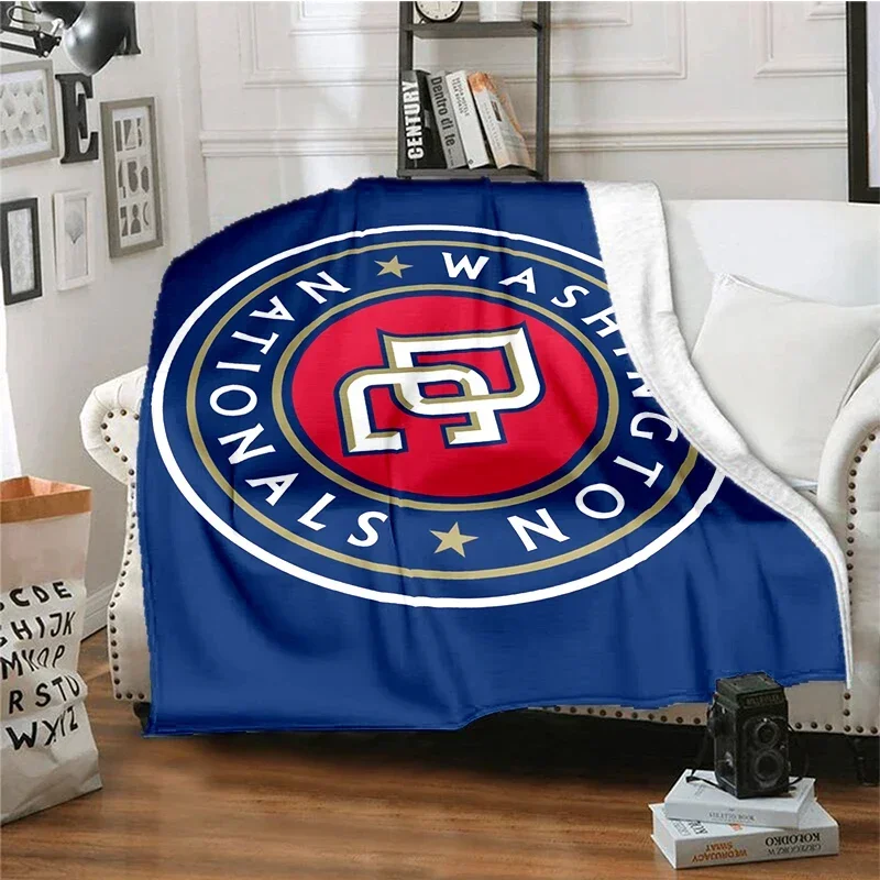 Baseball Team Logo Ballpark Blanket Children's Blanket High Quality Flannel Blankets Soft and Comfortable Home Travel Blanket