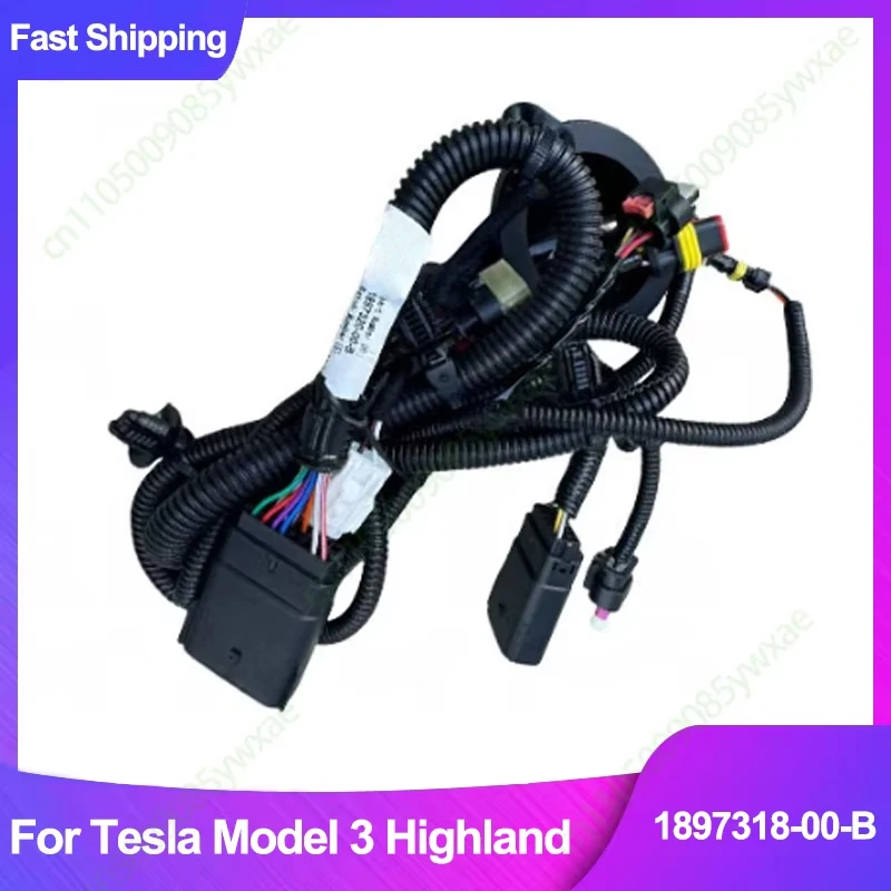 

1897318-00-B для Tesla Model 3 Highland 2024 HM3 жгут проводов переднего бампера 189731800B автомобильный жгут проводов запасные части