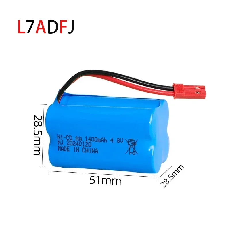 NI-CD Rechargeable Batteries 4.8V 1400mAh AA NICD Battery Pack With Charger For Rc toys Cars Tanks Trucks Robots Guns Boats