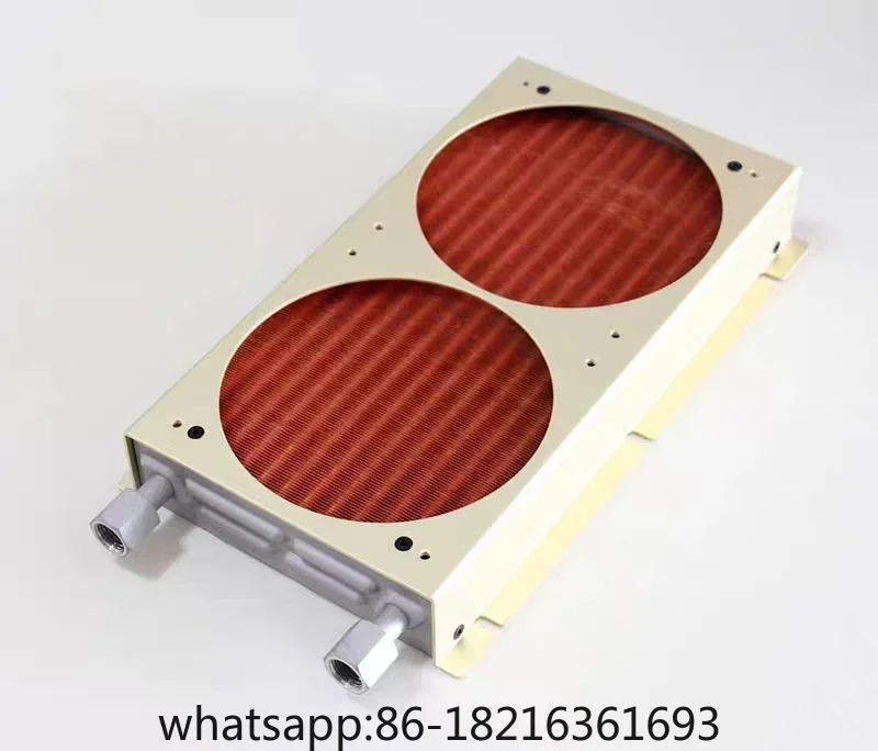 

Beauty and medical hydrogen production food grade condenser, stainless steel water-cooled exhaust copper radiator
