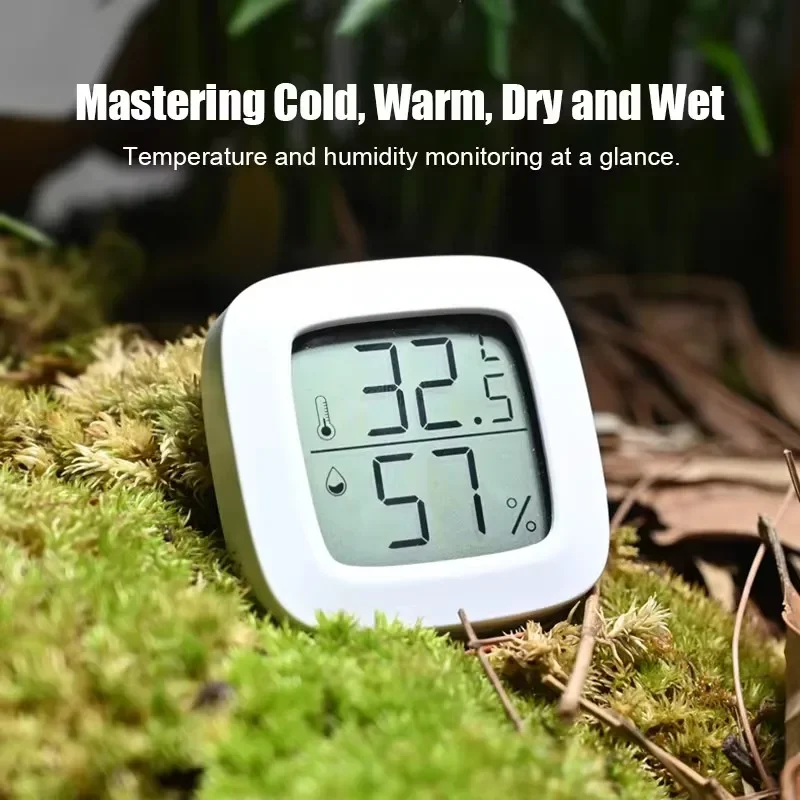 Termometer Digital LCD Mini Higrometer Meteran Sensor Suhu dan Kelembapan Ruangan Dalam Ruangan Termometer Rumah