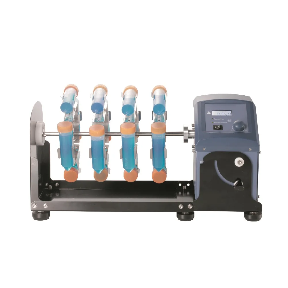 MX-RL-Pro Laboratory Horizontal 360 Degree Rolling Rotisserie Rotator 10~70rpm LCD Digital Tube Rotator