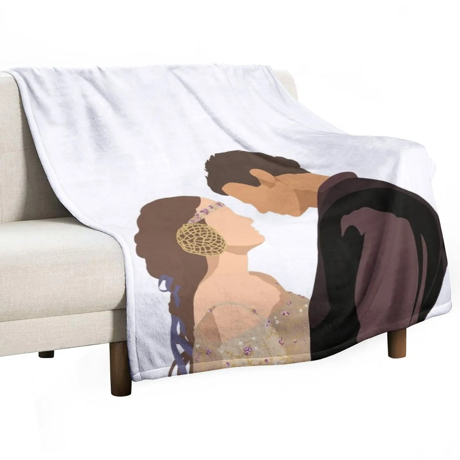 Anakin and Padme-Attack of the Clones Throw Blanket sofa bed Hairys Blankets