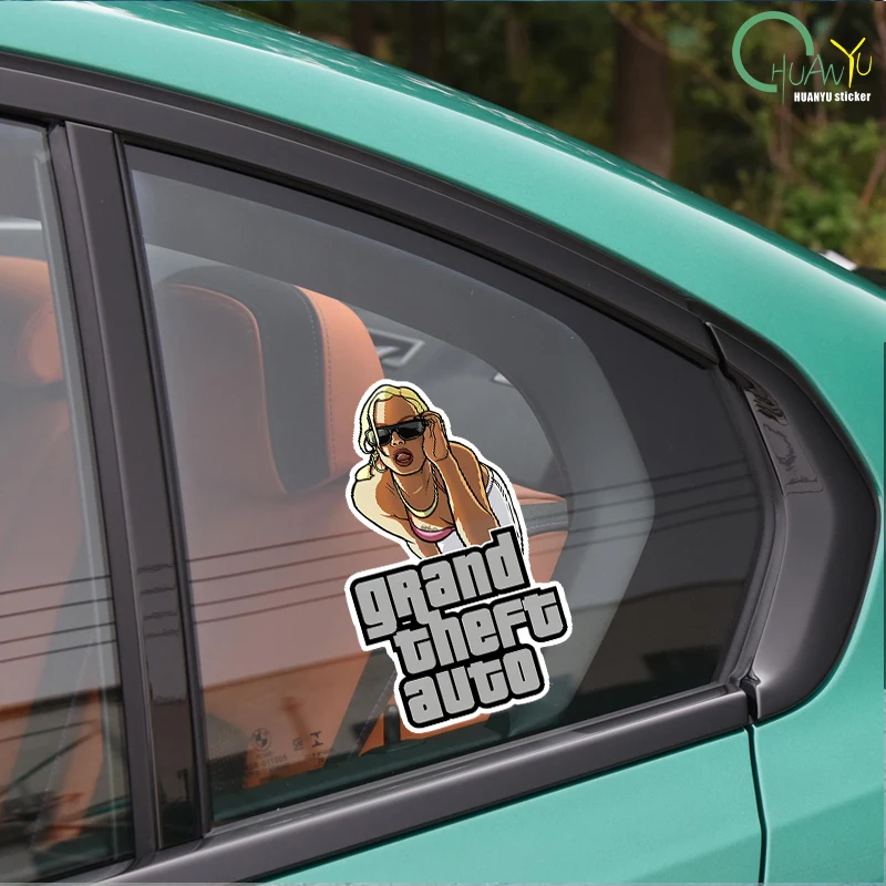 Boutique Decals Exterior Accessories GTA Grand Theft Auto SAN ANDREAS Logo Vinyl Car Stickers Automobile Decorative