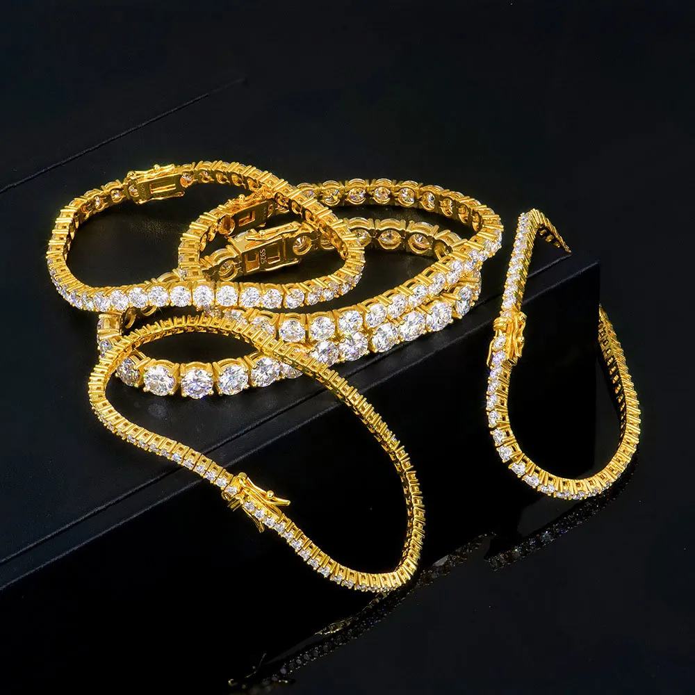 Thumbnail 2 - #30 Top Moissanite Tennis Bracelets Picks for Every Budget