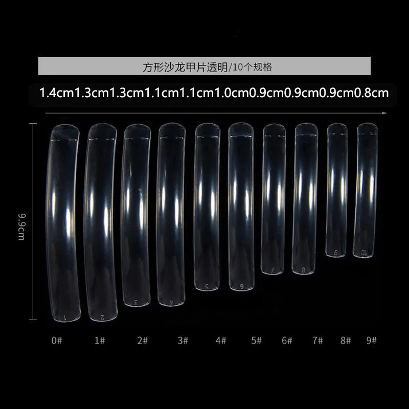 10/50Pcs Extra Long Fake Nail Half Cover Nail Tips Sharp Shape False Nails Tips Natural Clear Long Cuspidal DIY Nail Art Tools