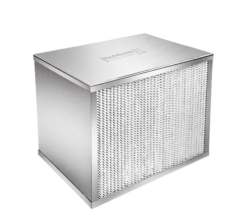 resistant high efficiency filter dust-free workshop purification chamber stainless steel baffled high efficiency air filter