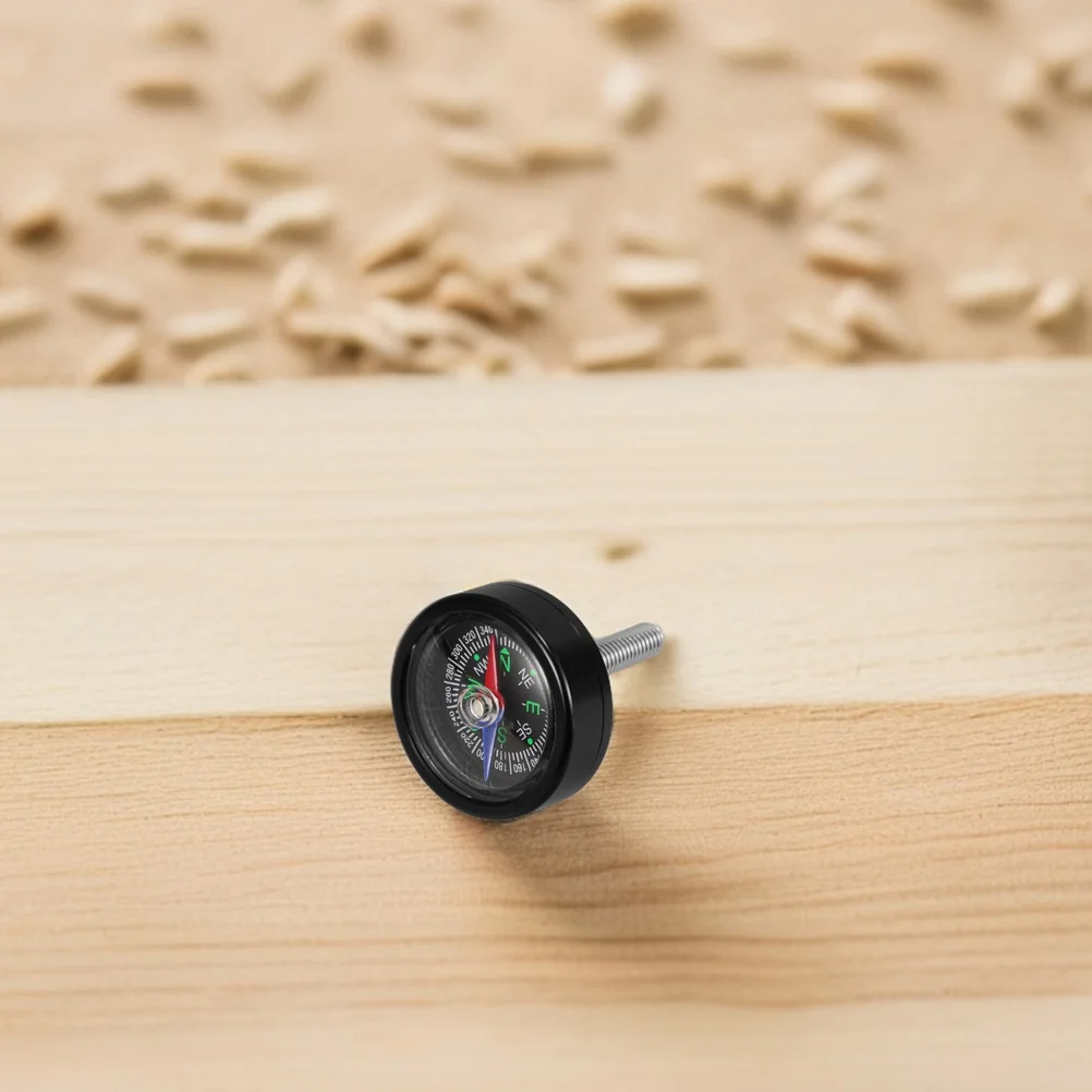 2 conjuntos de bússola para mountain bike, ferramenta de navegação para guidão de rosca m6x35 para ciclismo ao ar livre, durável, compacto, portátil