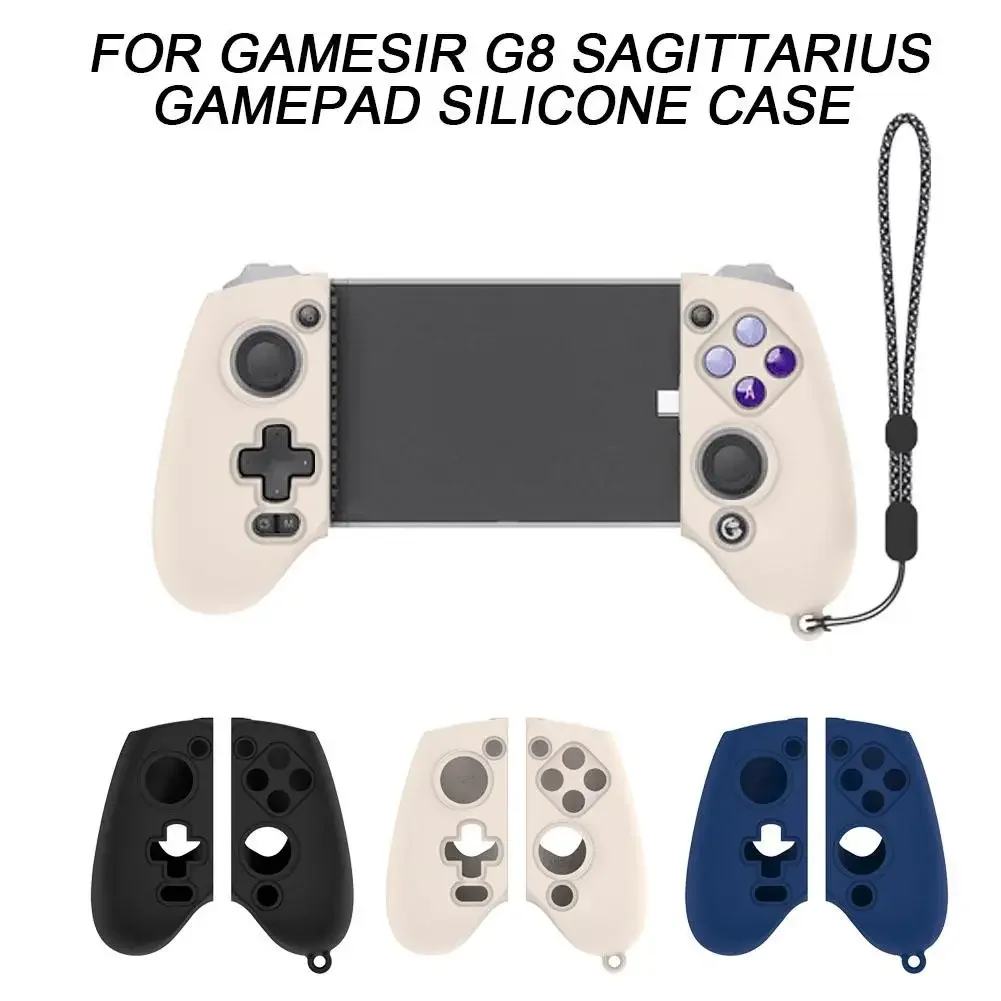 For GameSir G8 Game Controller Silicone Protective Cover Anti-drop Anti-scratch Dust-proof Anti-hand Sweat Washable Case cover