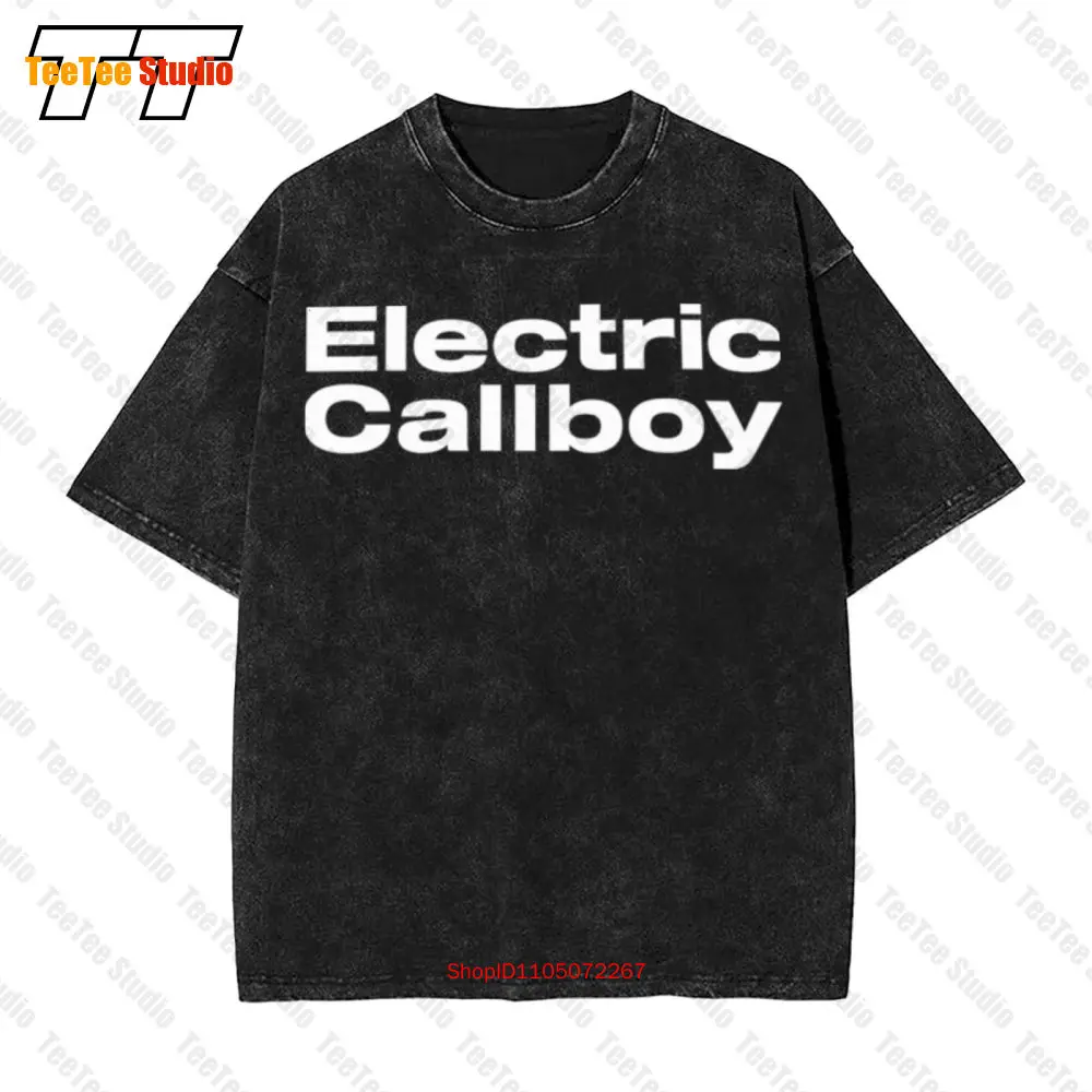 

Винтажная футболка большого размера Electric Callboy AH0C