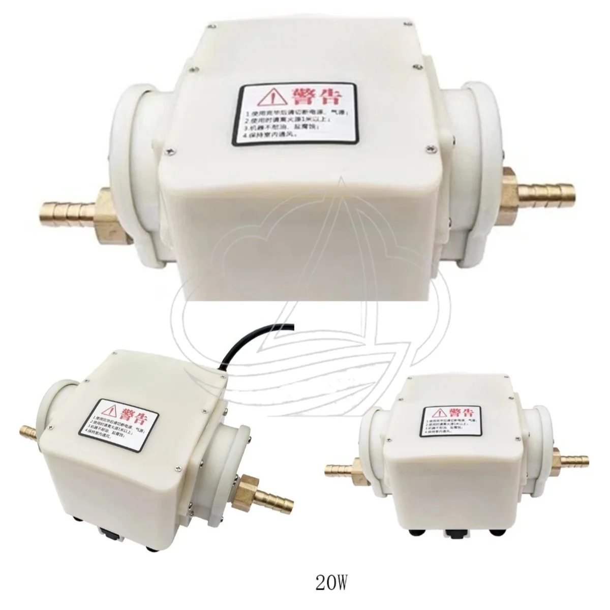 20W Gas Booster Pump 25KPA 40L/min Copper Nozzle for Restaurant Natural Gas Biogas Pipeline Pressure Increase