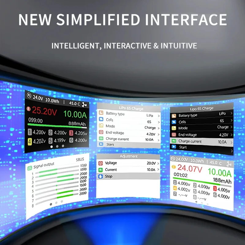 ToolkitRC M8P 600W バランス充電器放電器チェッカーテスター 1-8S Lipo バッテリー ADP100 LiPo/LiHv/LiFe/Lion FPV RC ドローン用
