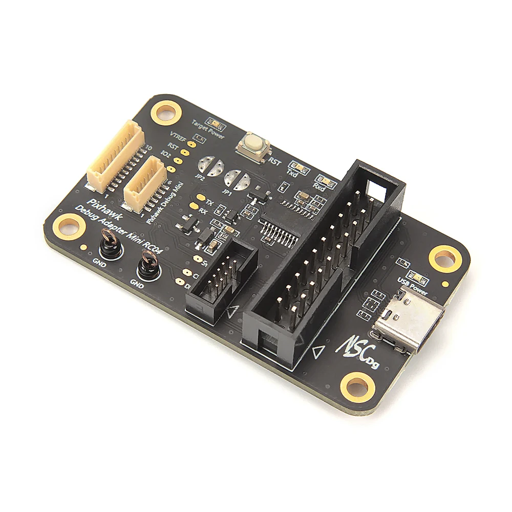 Holybro Pixhawk Debug Adapter Built-in FTDI Support Both The Target 6-pin(FMUV5) 10-pin(FMUVxX) for Debug Compatible Hardware