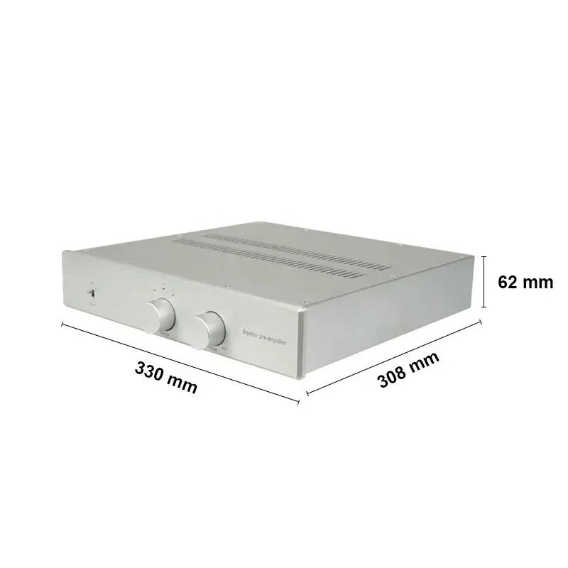 Preamplificador Estéreo para Cine en Casa, Audiofilo, Totalmente Balanceado, Baja Distorsión, Circuito Bryston BP26, Clon de Potencia de Audio