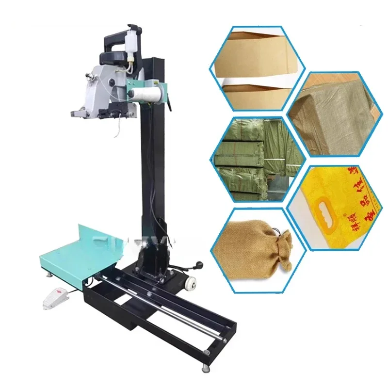 For Portable Sewing Sealer Industrial Electric Sewing Machine Sealer Sealing Woven Bag Packing Automatic Home High-Speed 220V