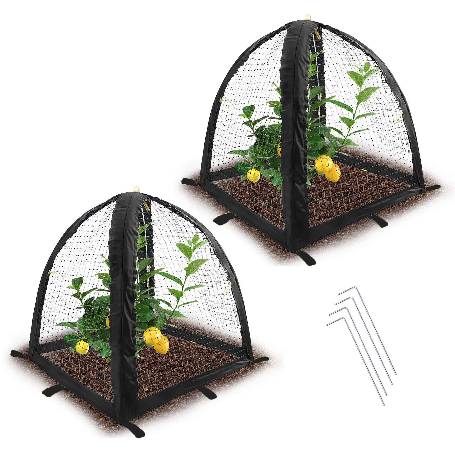 Plant planting tent, portable vegetable plant protection net cover, plant growth protection net equipment