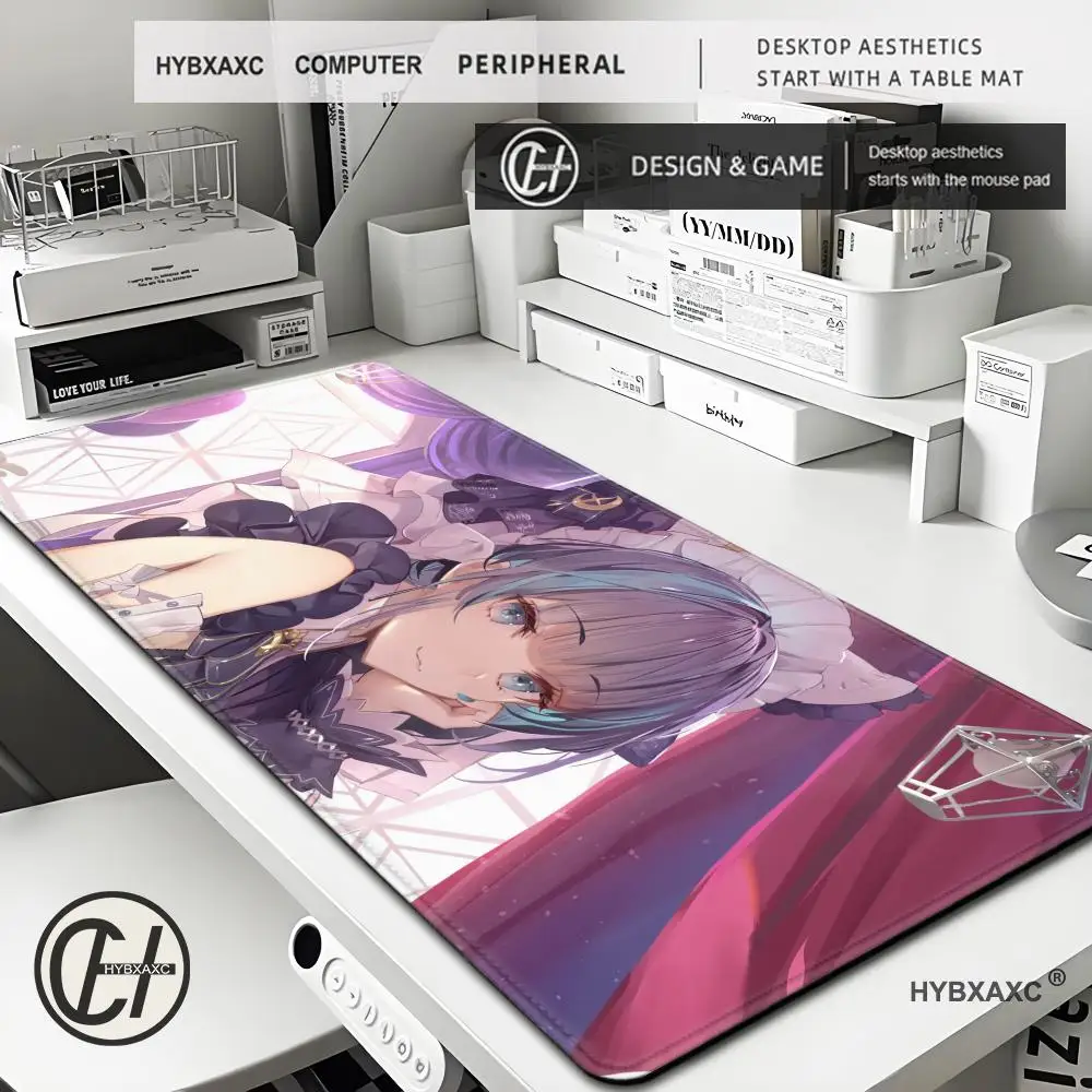 

Azur Lane Mousepad Large Gaming Kawaii Cute Cheshire Mouse Pad Lock Edge Thickened Computer Keyboard Table Desk Mat