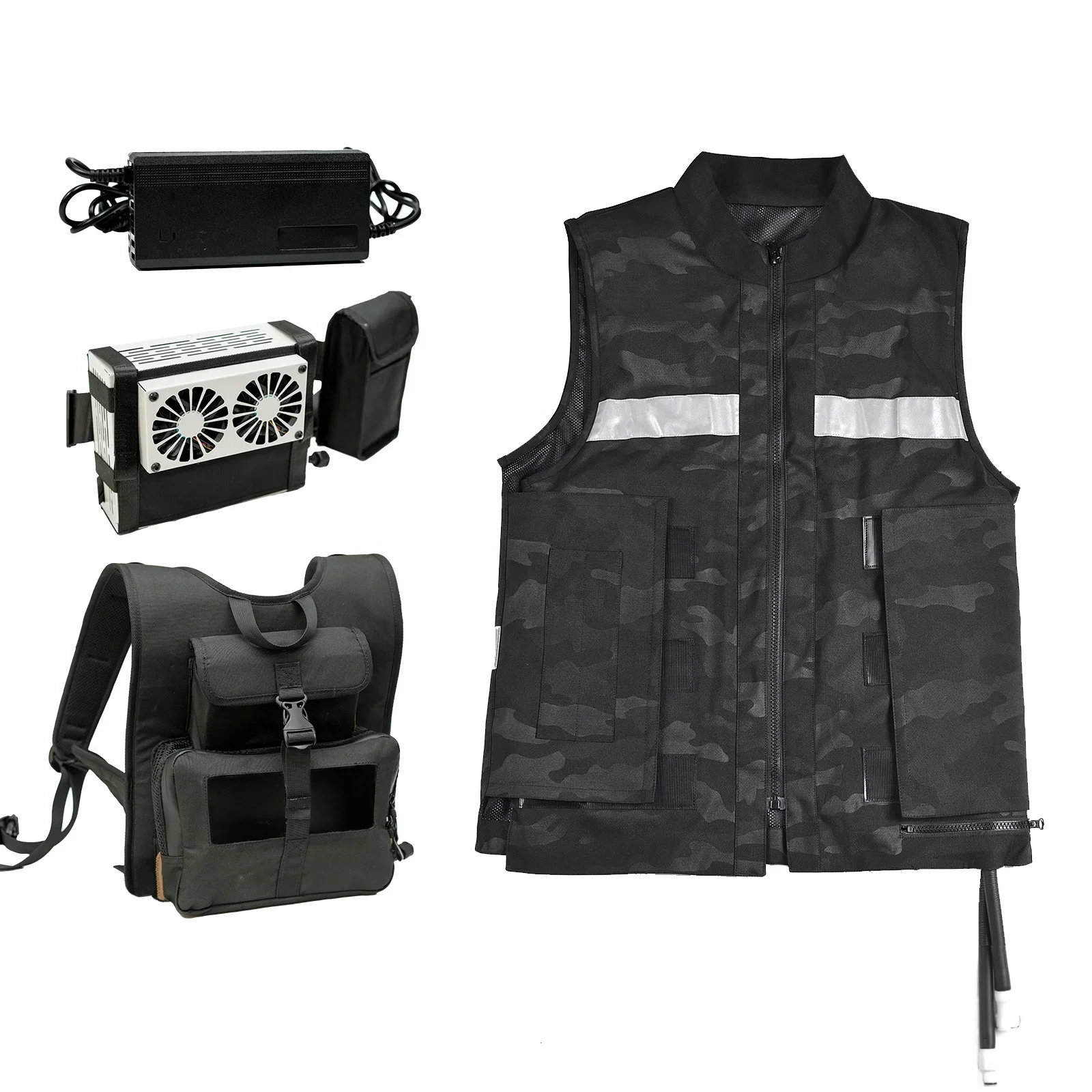 Summer New Design Ice Water Cooling Motorcycle Vest Water-cooled Cooling Vest With DC Micro Compressor Clothing