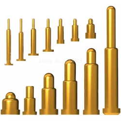 10PCS/Lot Pogo Pin Connector Pogopin Battery Spring Loaded Contact SMD PCB 2 3 4 5 6 7 8 9 10 10.5 11 12 13 14 16mm Test Probes