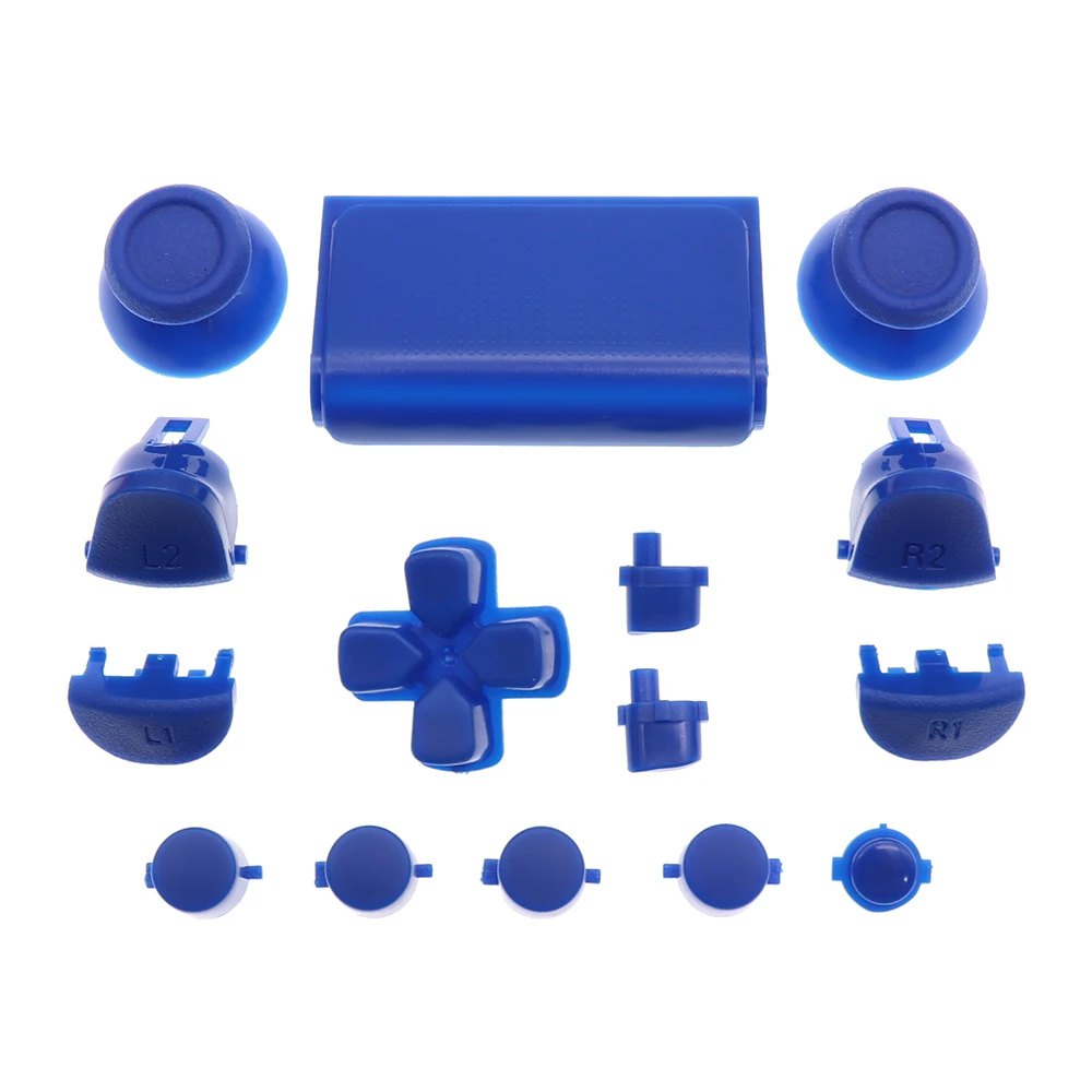 Full Set Joysticks Dpad Button R1 L1 R2 L2 Direction Key ABXY Buttons jds-040 For PS4 Pro Slim Controller components