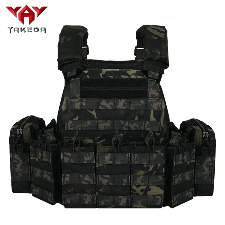 Yakeda Camouflage Amfibisch Trainingsvest, Outdoor Cs Trainingsvest