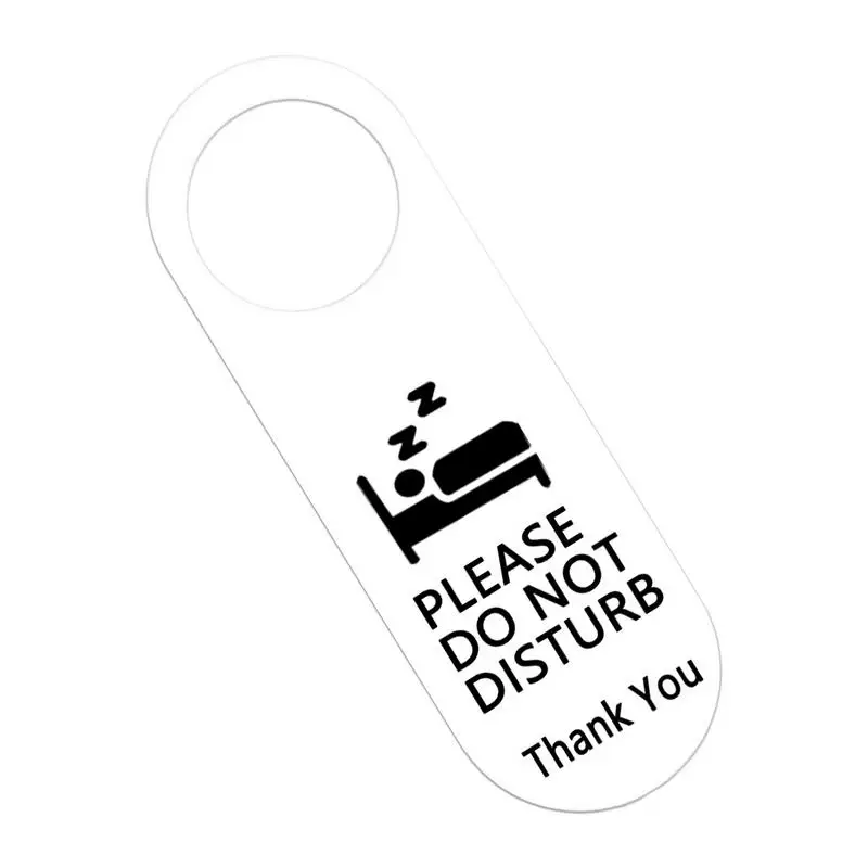

Please Do Not Disturb Sign Double-Sided Acrylic Offices Door Sign Clear Printing Door Sign For Spa Home Offices Clinics Hotels