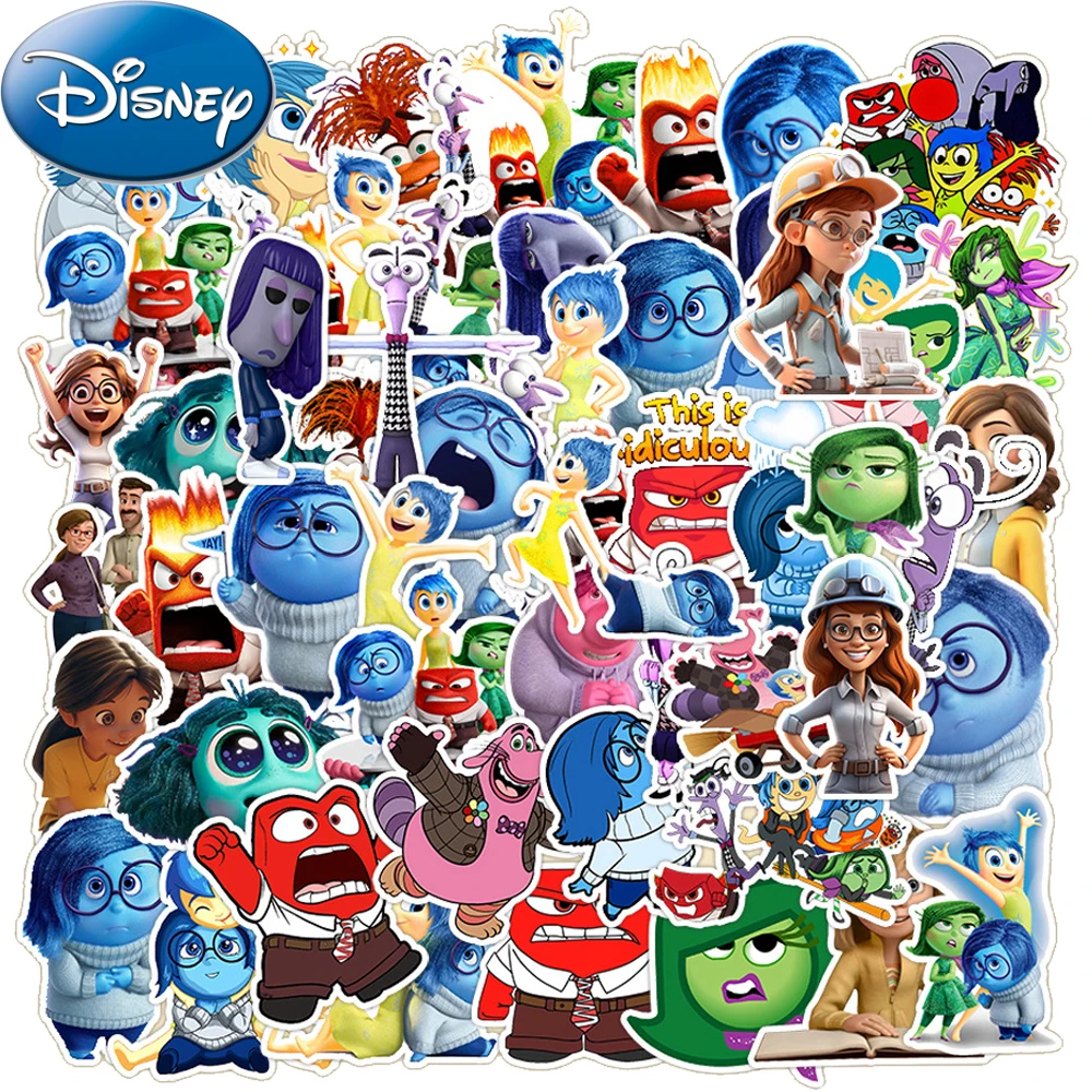 

10/30/50PCS Disney Inside Out Cartoon Anime Stickers Cute Graffiti Waterproof Decals Toy DIY Laptop Phone Fridge Sticker for Kid