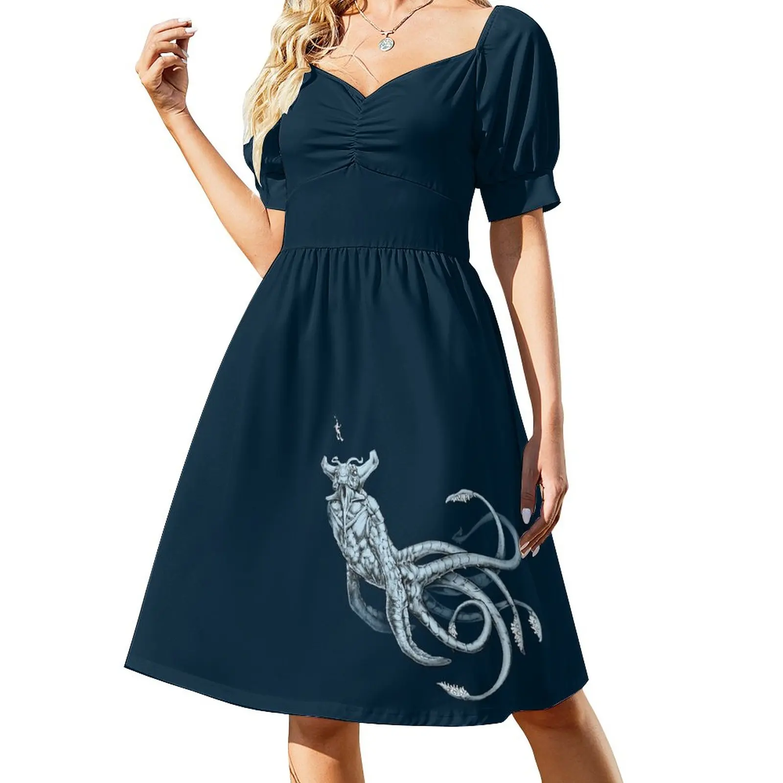 

Sea Emperor Transparent Dress women's clothing korea stylish women formal occasion dresses summer dress korean women