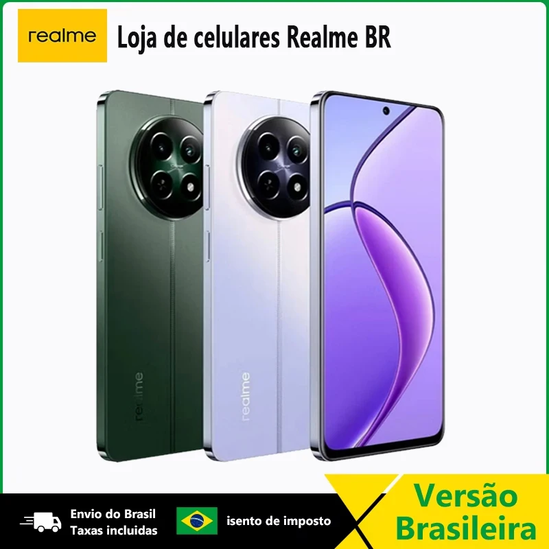 Realme 12+ 5G – 512GB + 12GB RAM VERDE E BEGE